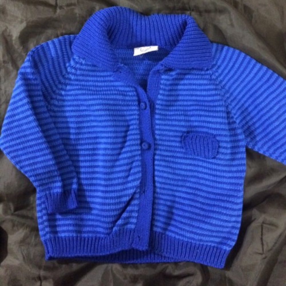 Zackali 4 kids blue sweater NWOT